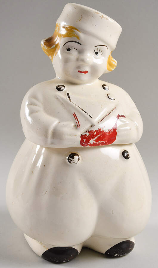 Cookie Jars Cookie Jar & Lid by American Bisque-1