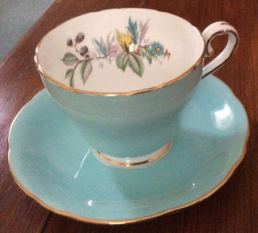 C2169 Footed Cup & Saucer Set by John  Aynsley & Sons-1