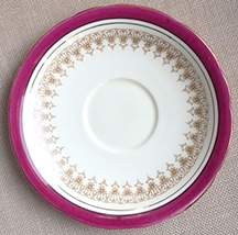 B4702 Red Saucer by John  Aynsley & Sons-1