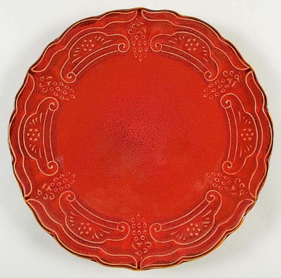 Napa Red Dinner Plate by American Atelier-1