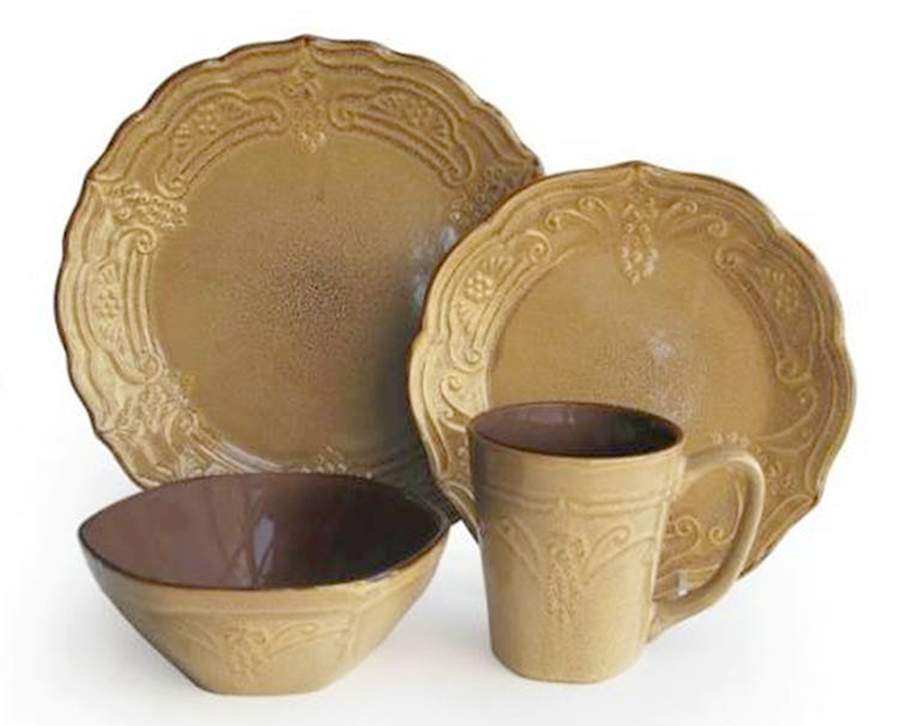 Napa Coffee Dinner Plate by American Atelier-1