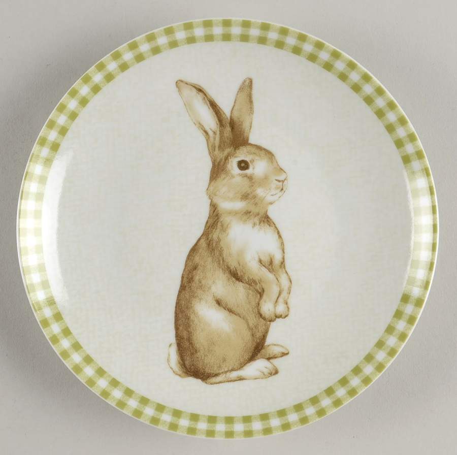 Bunny Land Appetizer Plate by 222 Fifth (PTS)-1