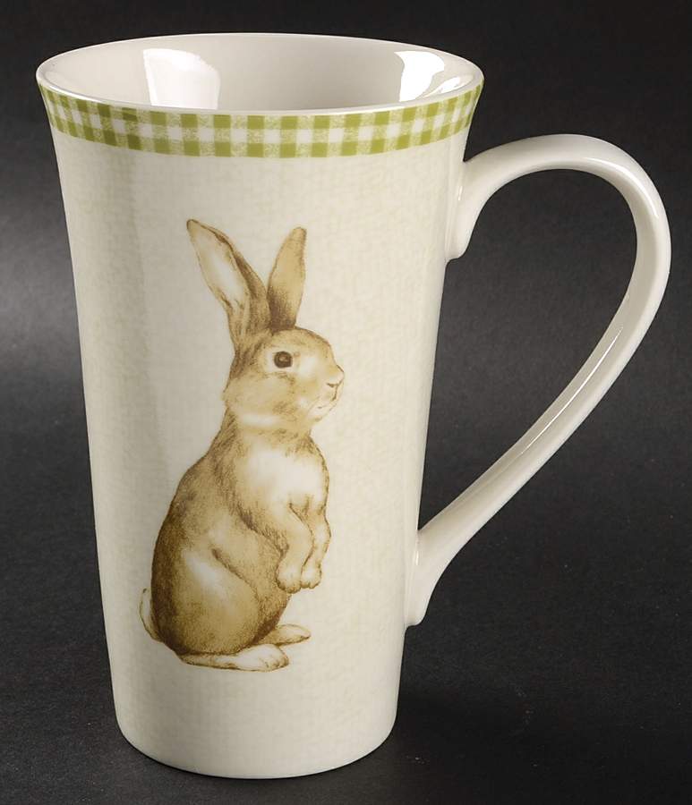 Bunny Land Latte Mug by 222 Fifth (PTS)-1