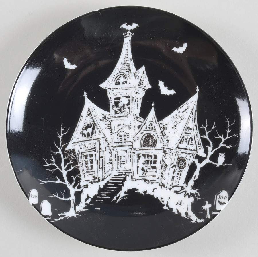 House of Fright Appetizer Plate by 222 Fifth (PTS)-1