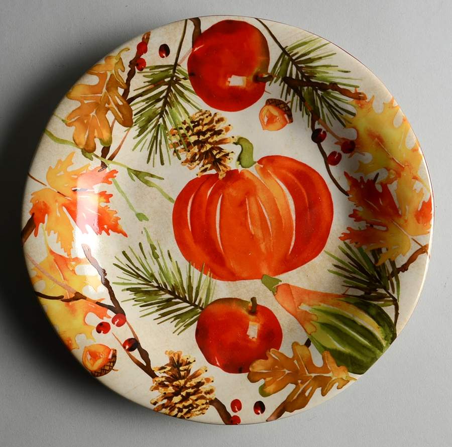 Fall Festivities Salad Plate by 222 Fifth (PTS)-1