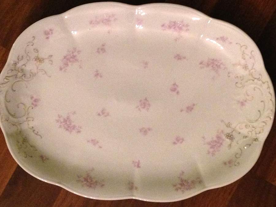 AUS481 14" Oval Serving Platter by Austria-1