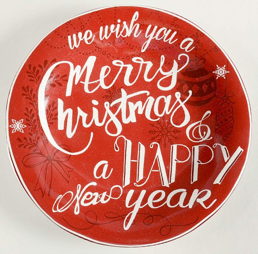 Christmas Tunes Salad Plate by 222 Fifth (PTS)-1