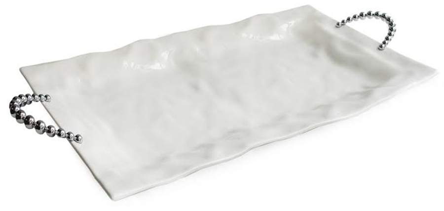 Origami 18" Rectangular Serving Platter by American Atelier-1