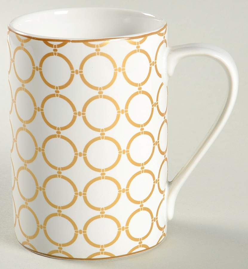 Chain Link Gold Mug by 222 Fifth (PTS)-1