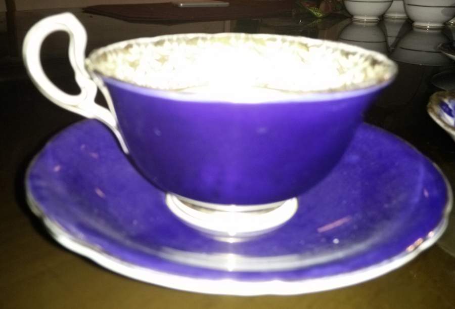 C338 Footed Cup & Saucer Set by John  Aynsley & Sons-1