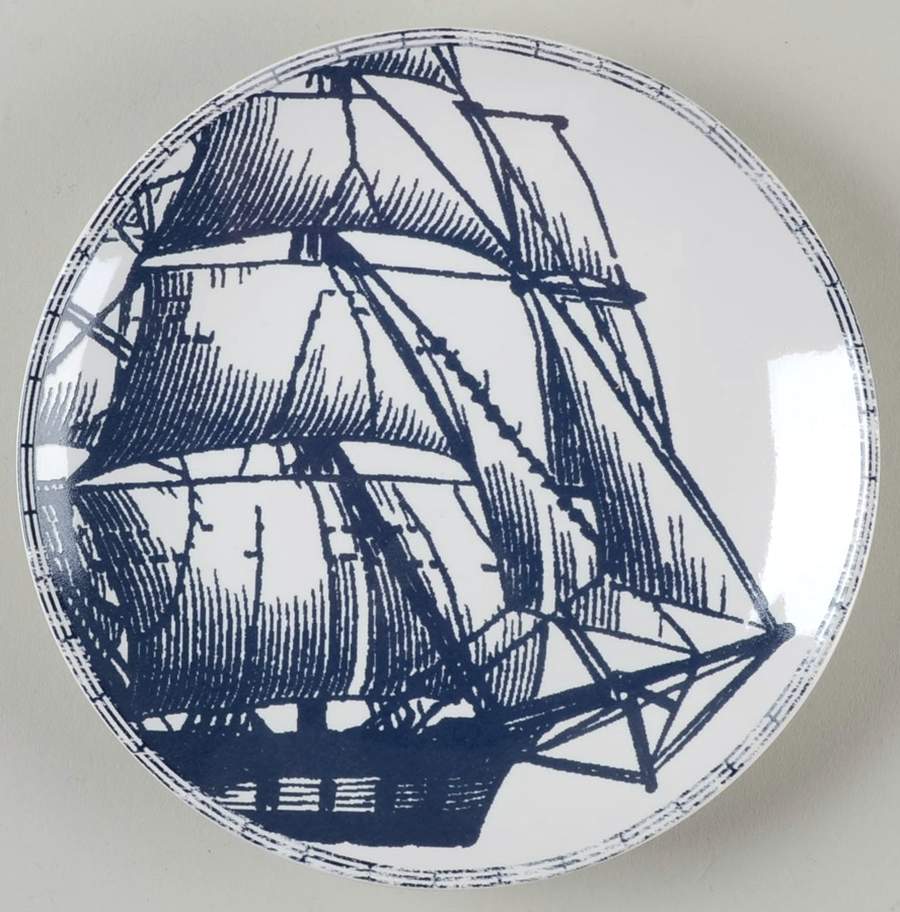 Deep Sea Appetizer Plate by 222 Fifth (PTS)-1