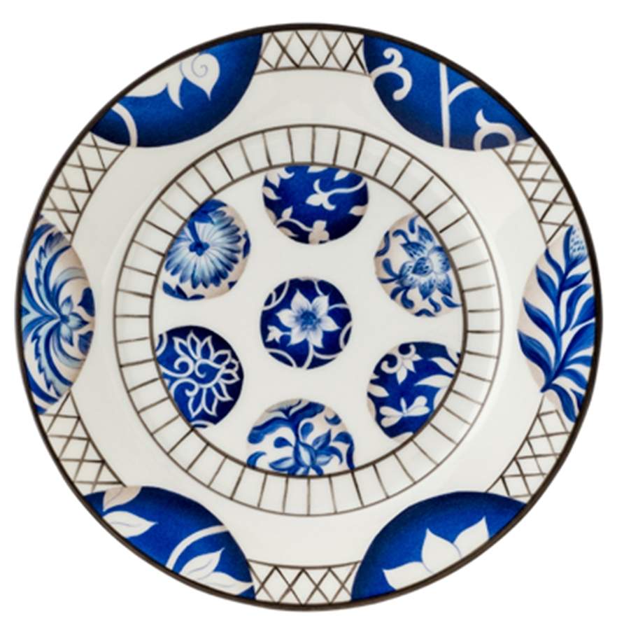 Shanghai Salad/Dessert Plate by Alberto Pinto-1
