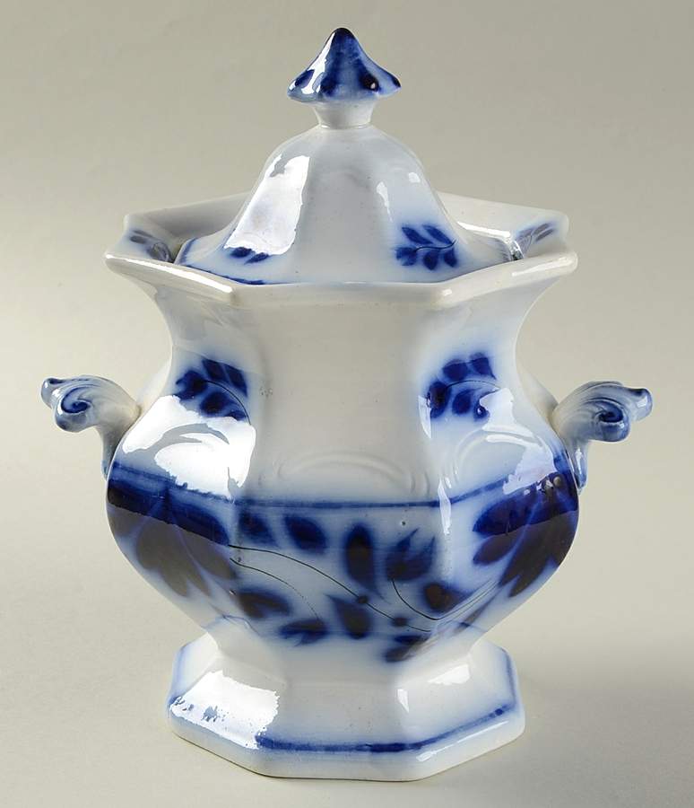 Ada200 (Mulberry) Sugar Bowl & Lid by Adams China-1