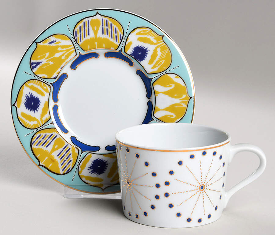 Forbury Flat Cup & Saucer Set by Anthropologie-1