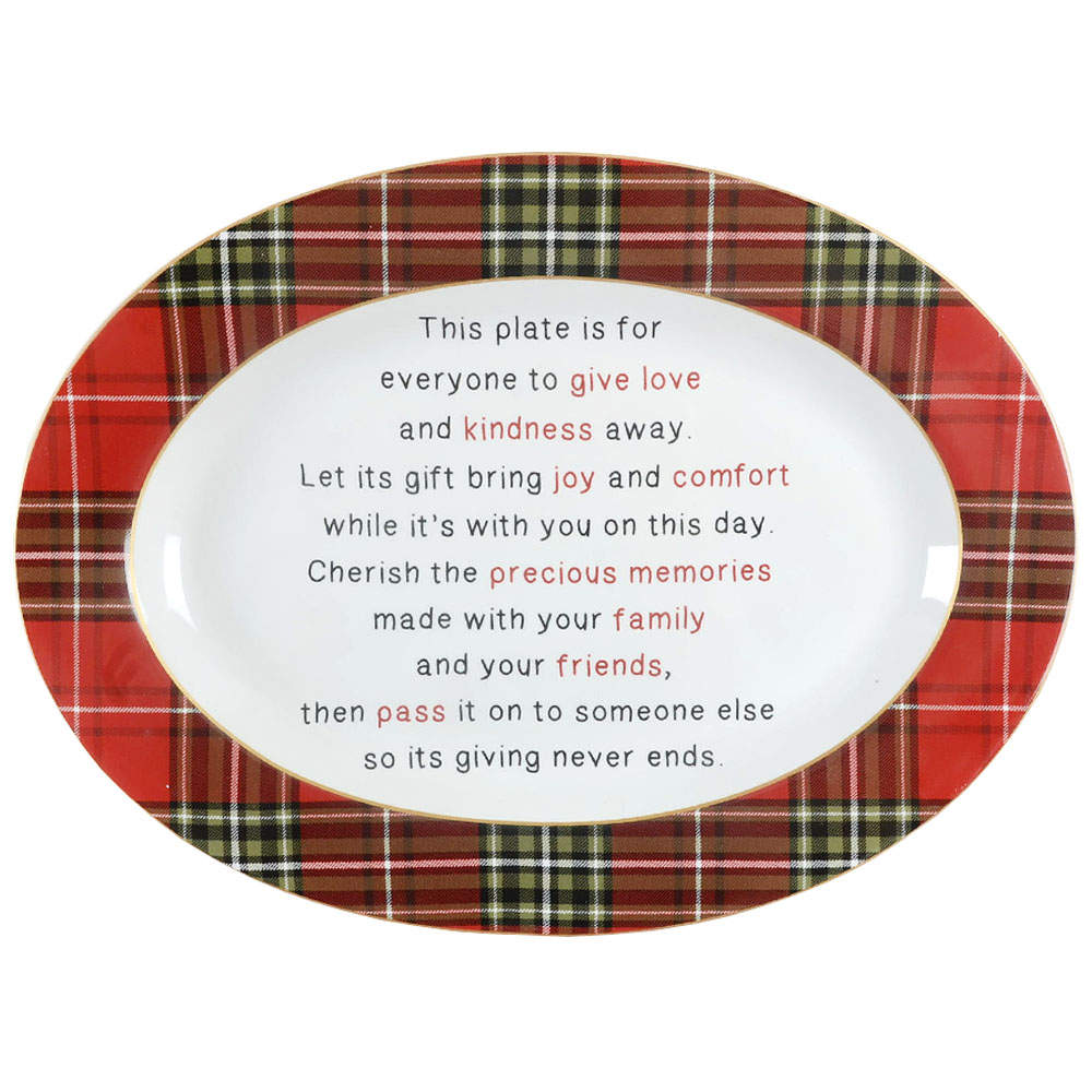 Wexford 14" Oval Serving Platter by 222 Fifth (PTS)-1