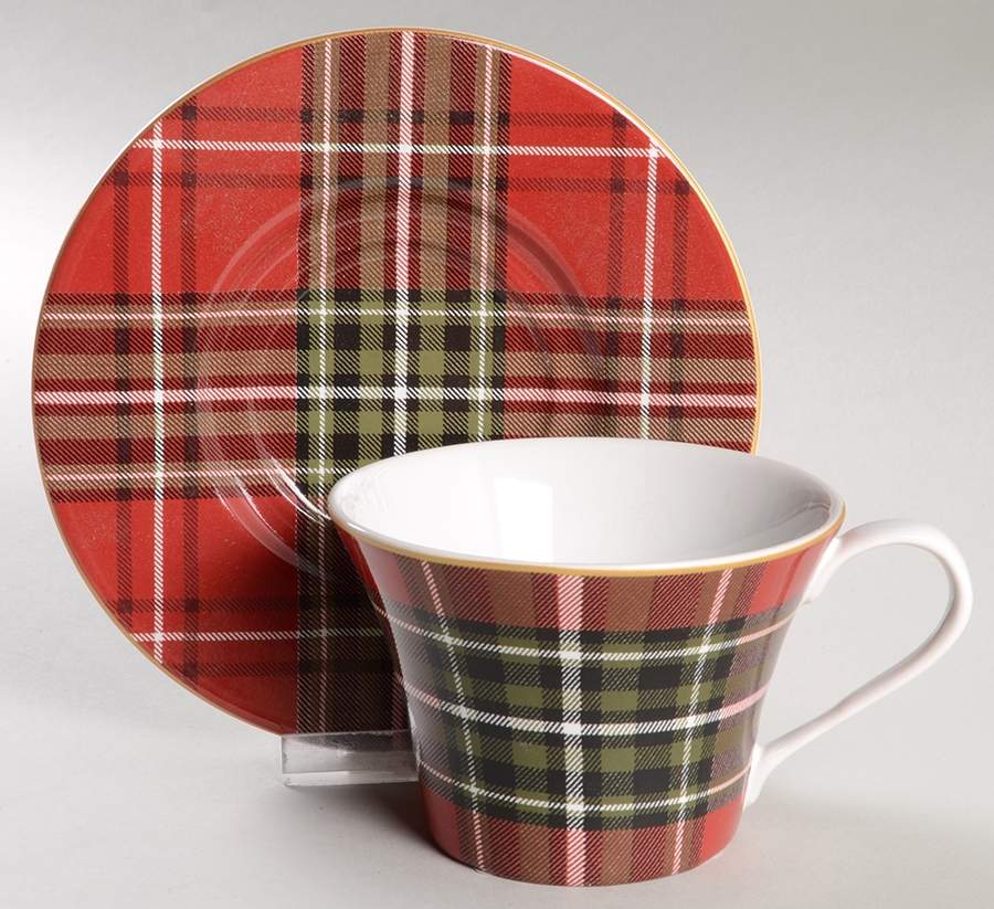 Wexford Flat Cup & Saucer Set by 222 Fifth (PTS)-1