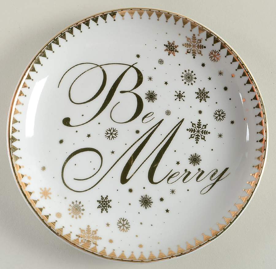Festive Holidays Salad Plate by 222 Fifth (PTS)-1
