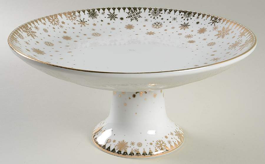 Festive Holidays 10" Diameter Pedestal Cake Stand by 222 Fifth (PTS)-1