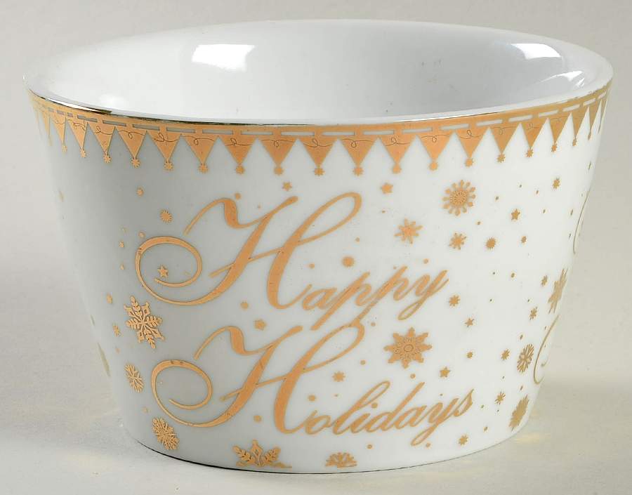 Festive Holidays Individual Appetizer Bowl by 222 Fifth (PTS)-1