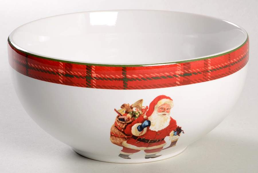 Hello Santa Soup/Cereal Bowl by 222 Fifth (PTS)-1