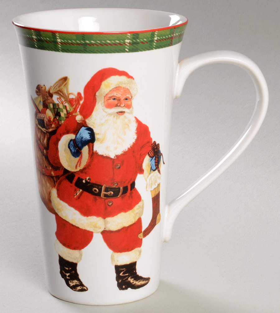 Hello Santa Latte Mug by 222 Fifth (PTS)-1