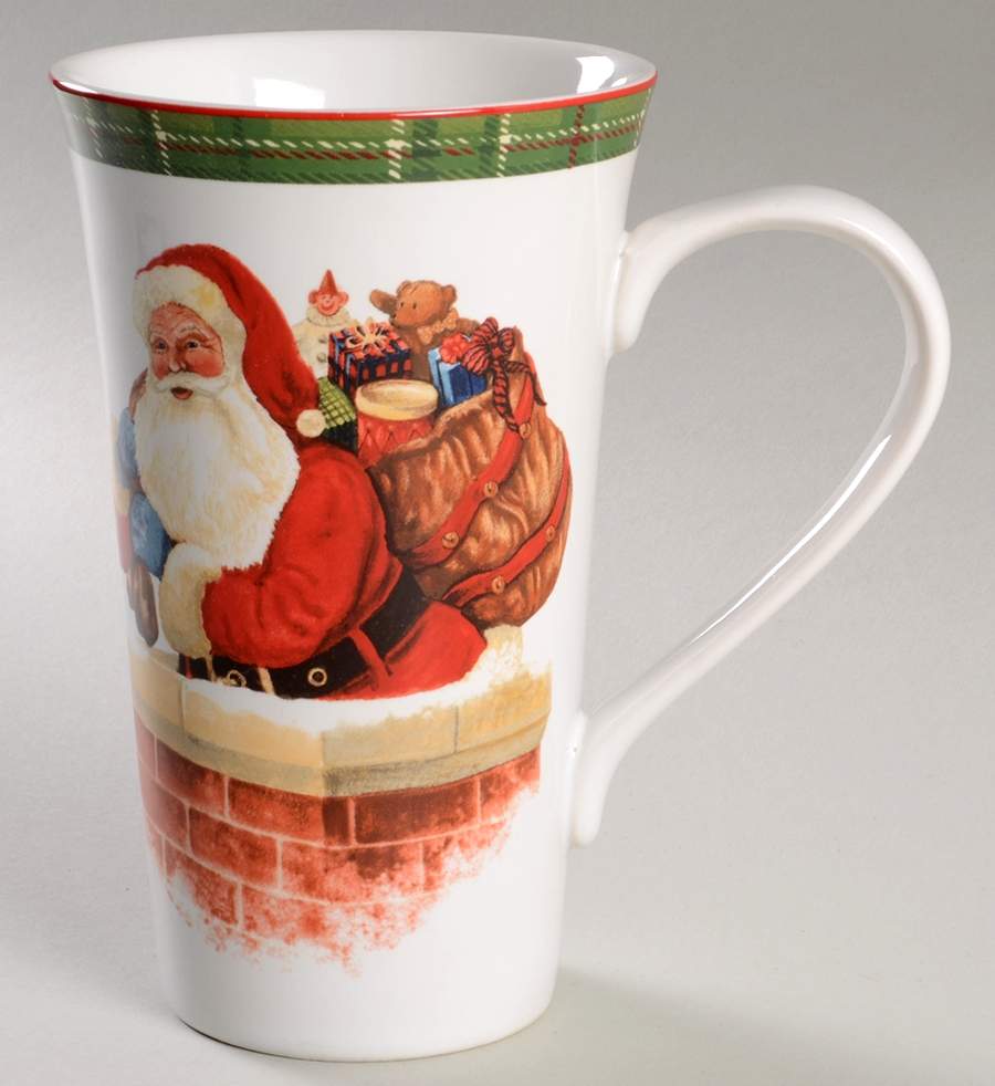 Hello Santa Latte Mug by 222 Fifth (PTS)-1