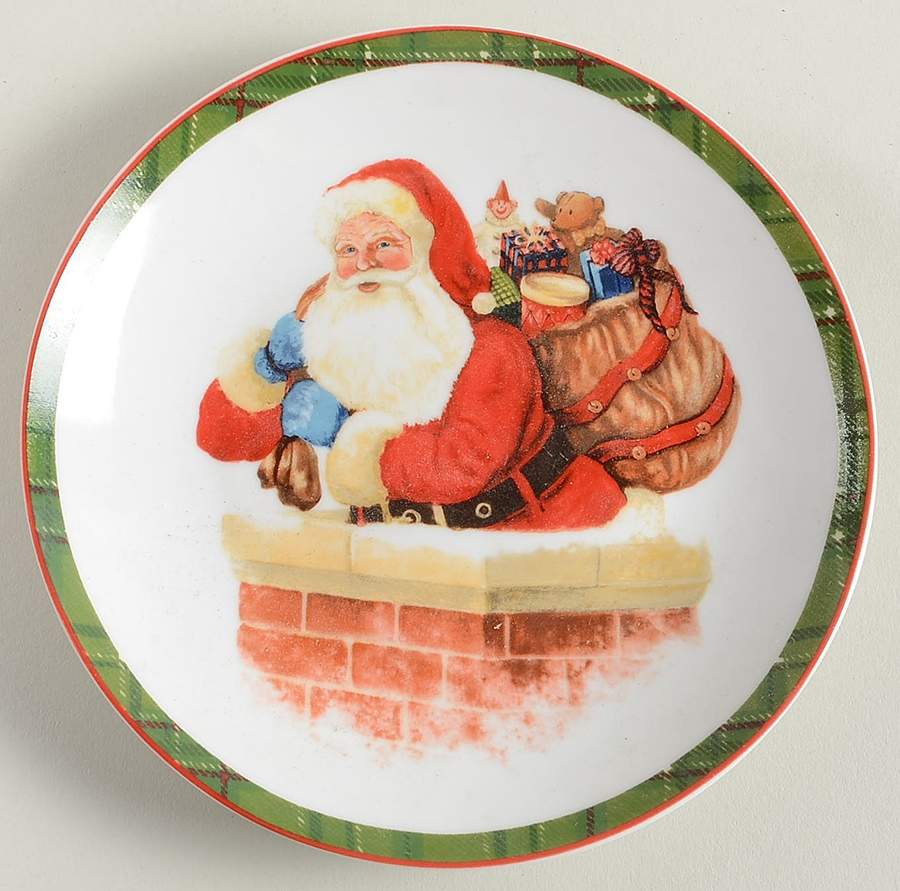 Hello Santa Appetizer Plate by 222 Fifth (PTS)-1