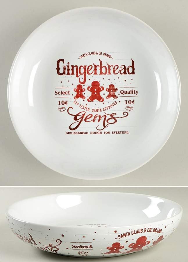 Santa Company Individual Dinner Bowl by 222 Fifth (PTS)-1