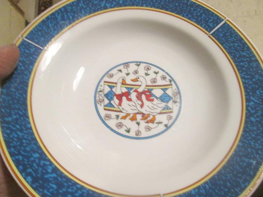 Farmland Rim Soup Bowl by Allied Imex Inc-1