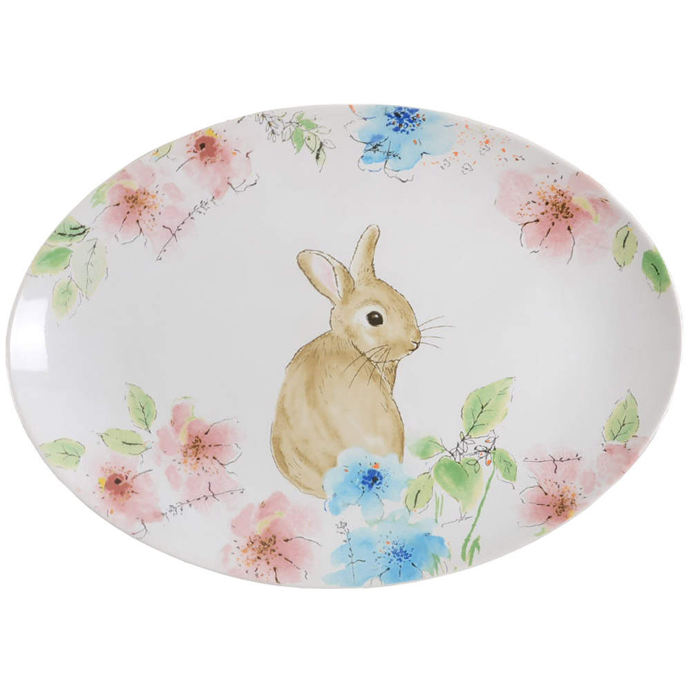 Bastia 14" Oval Serving Platter by 222 Fifth (PTS)-1