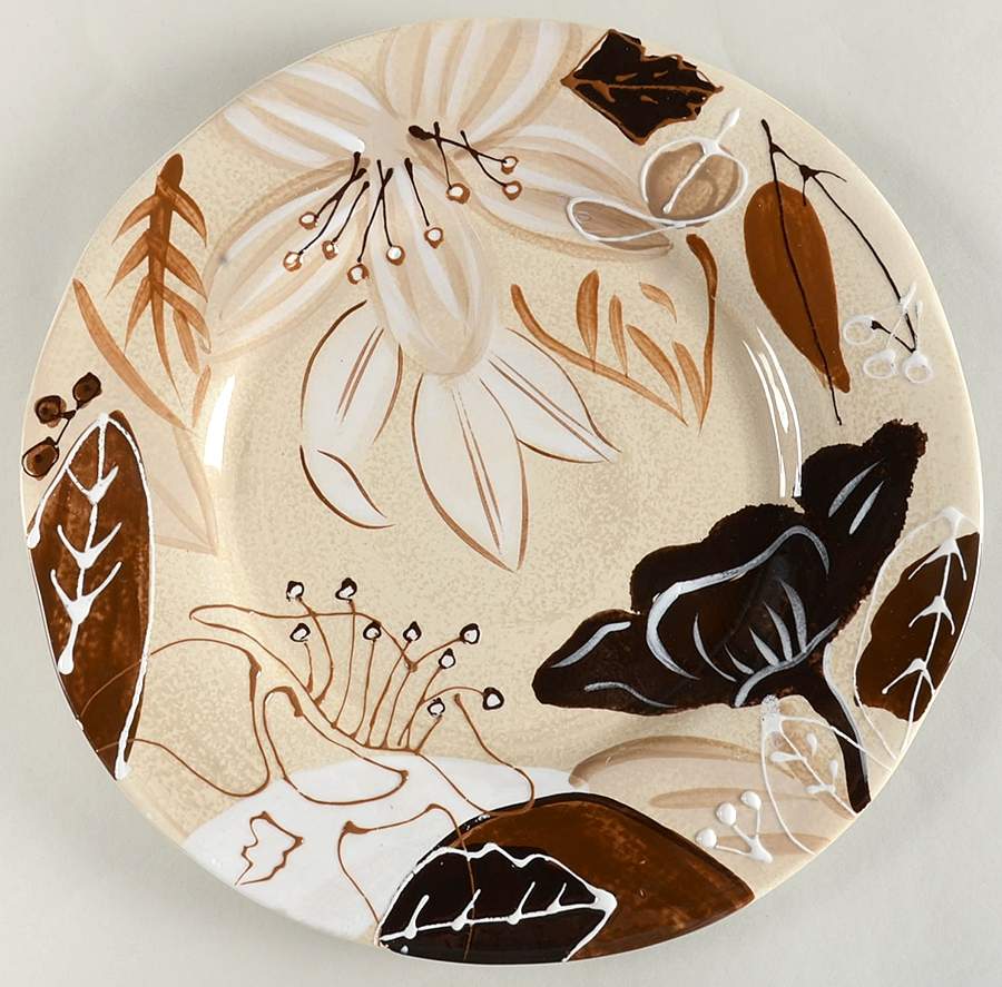 Tropical Florais Dinner Plate by Ambiance-1