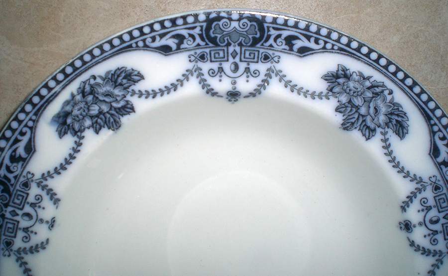 Argyle Rim Soup Bowl by Adderley-1