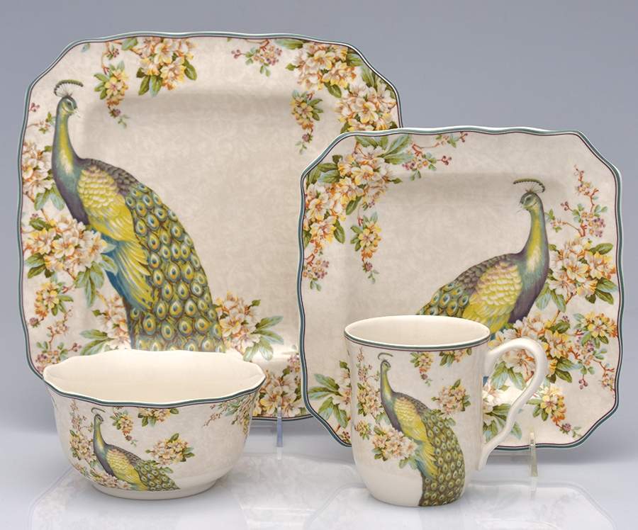 Empress Garden Teal 16 Piece Set by 222 Fifth (PTS)-1