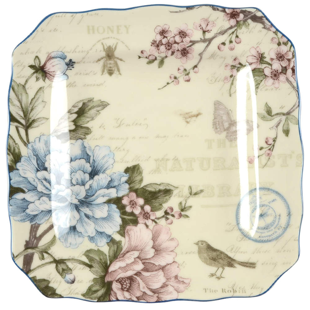 Aubais Square Salad Plate by 222 Fifth (PTS)-1