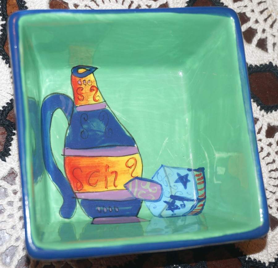 Chanukah Montage Individual Dip Dish by Ambiance-1