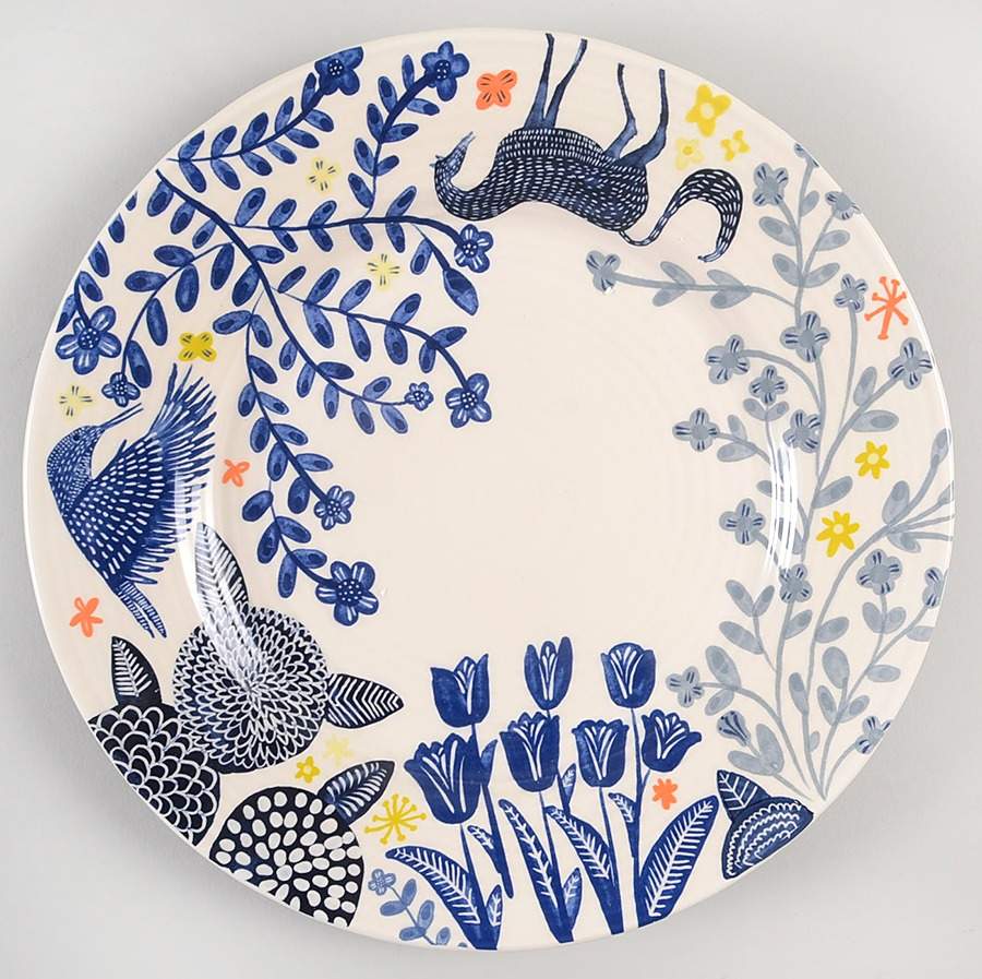Saga Dinner Plate by Anthropologie-1