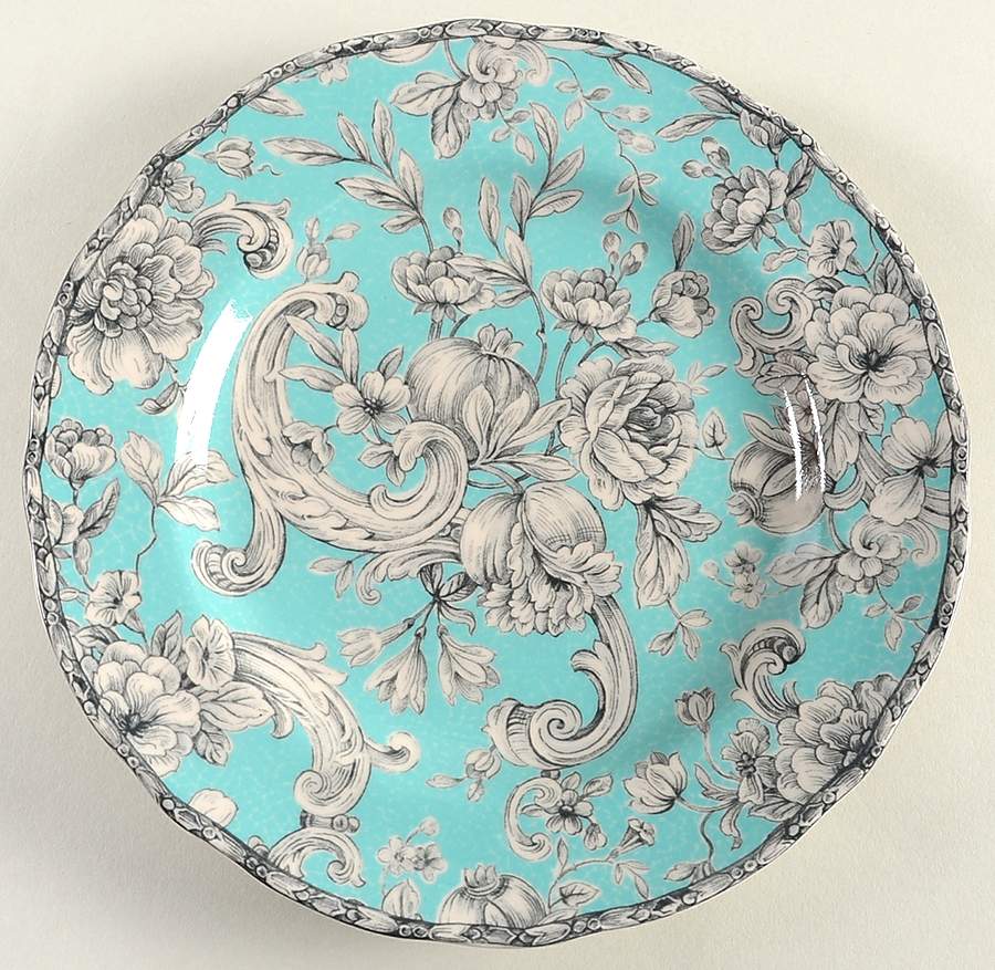 Hawthorne Turquoise Salad Plate by 222 Fifth (PTS)-1