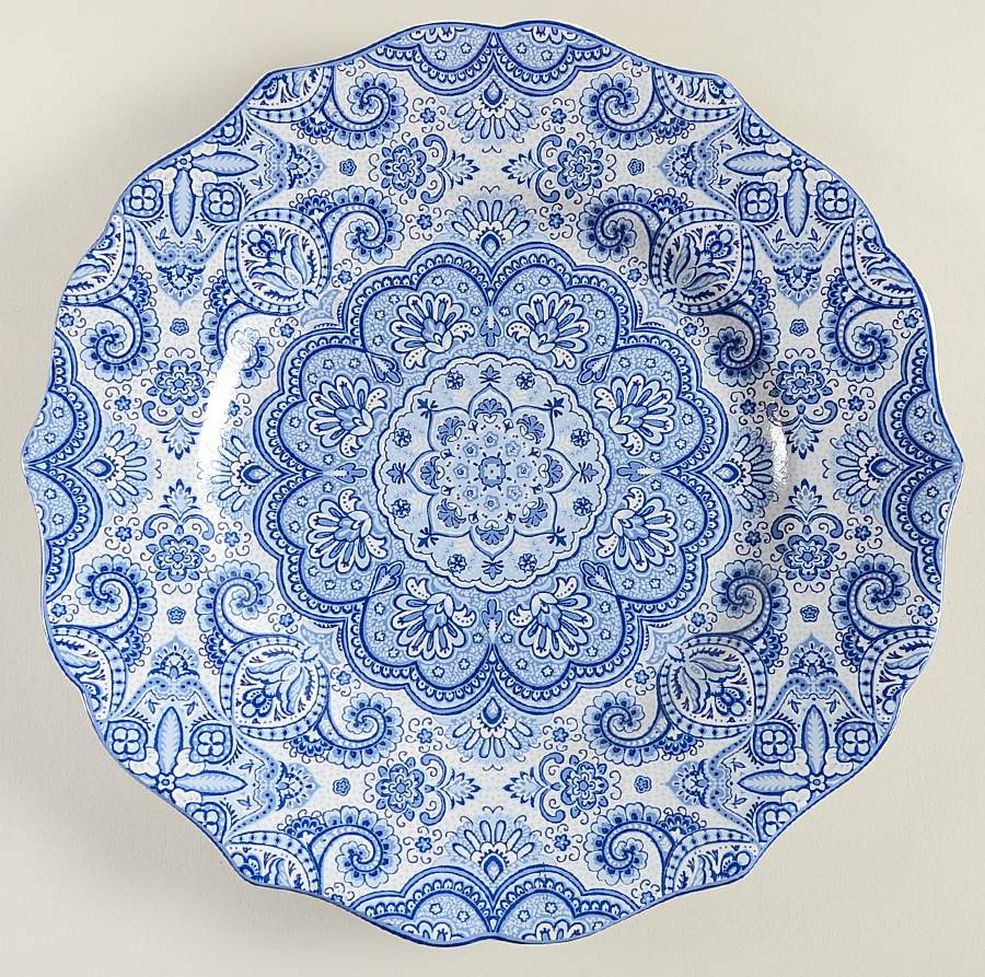Lyria Blue Salad Plate by 222 Fifth (PTS)-1