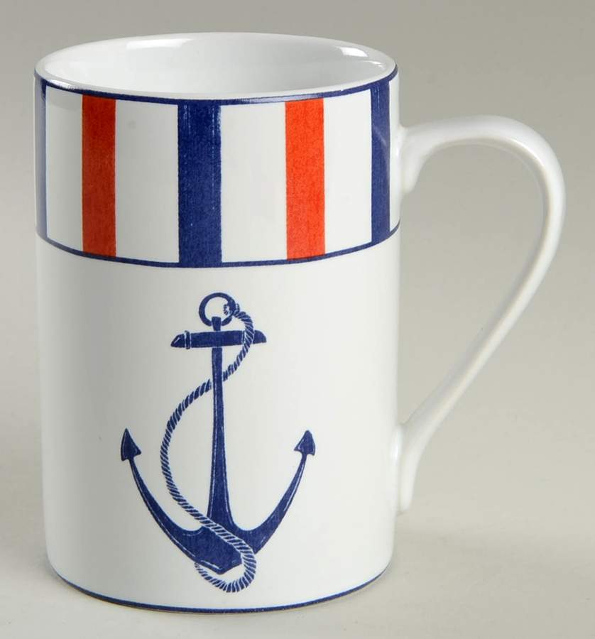 Anchor Here Mug by 222 Fifth (PTS)-1