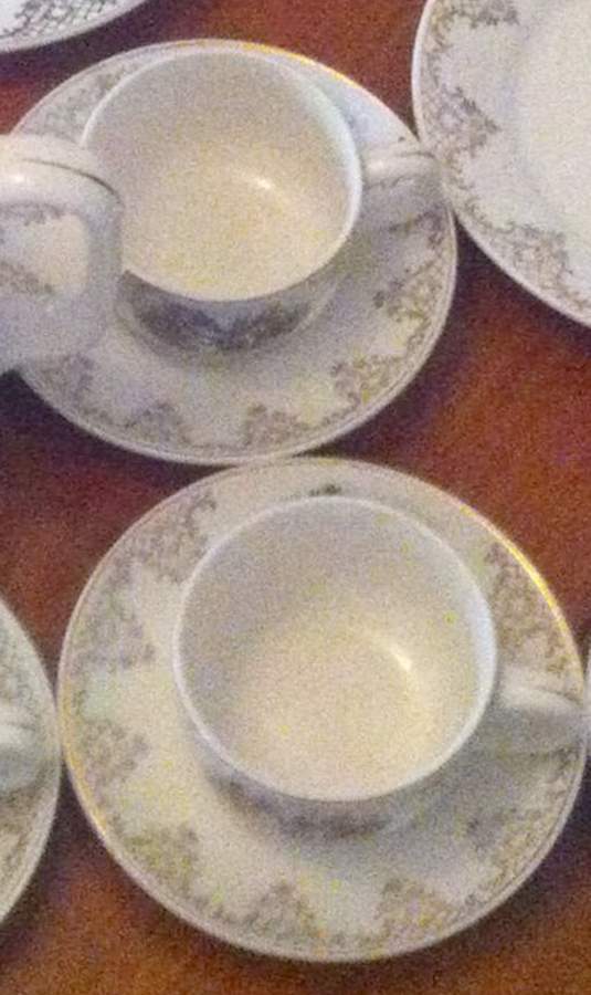 ANF8 Flat Cup & Saucer Set by Anfora (Mexico)-1