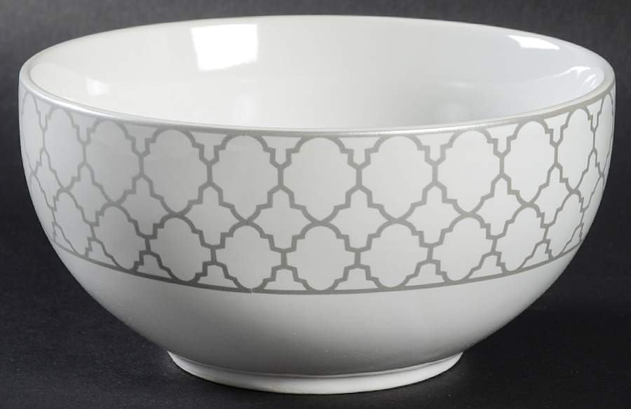 Deon Silver Soup/Cereal Bowl by 222 Fifth (PTS)-1