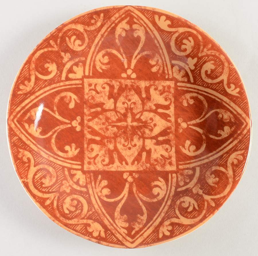 Marrakesh Terra Cotta Salad Plate by 222 Fifth (PTS)-1