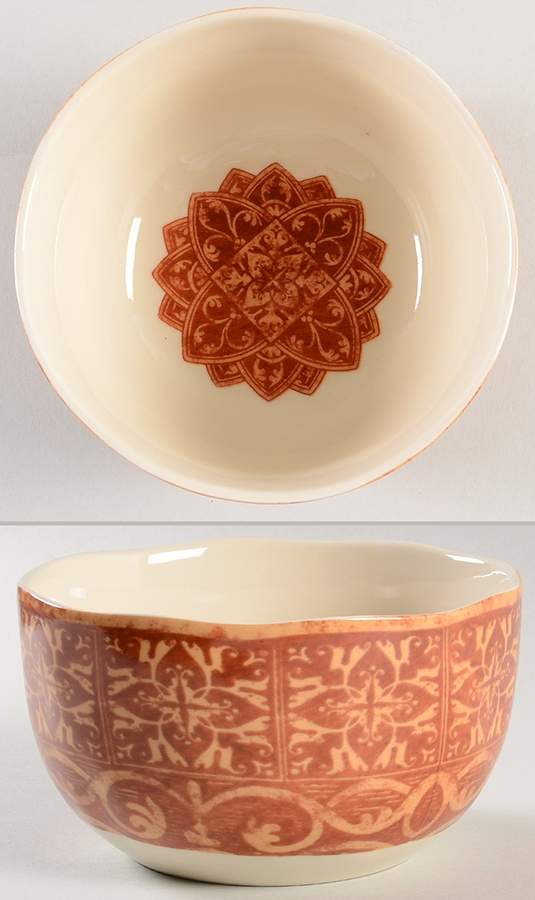 Marrakesh Terra Cotta Soup/Cereal Bowl by 222 Fifth (PTS)-1