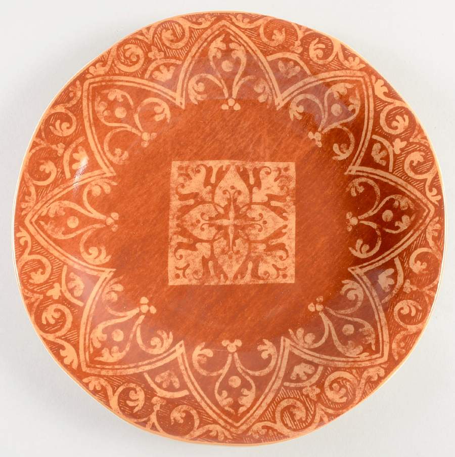 Marrakesh Terra Cotta Dinner Plate by 222 Fifth (PTS)-1
