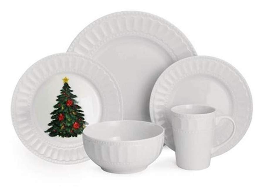 Radiant Christmas Dinner Plate by American Atelier-1
