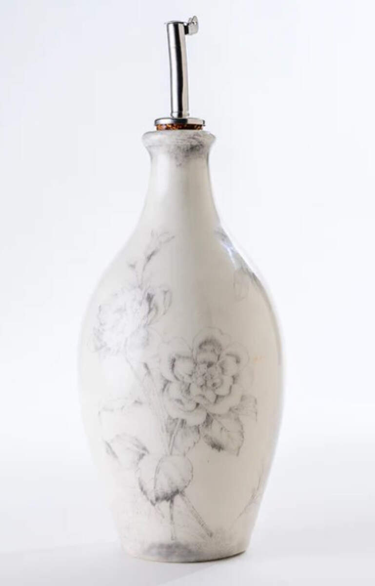 Giulietta Oil Jar & Drizzle Spout by Arte Italica-1