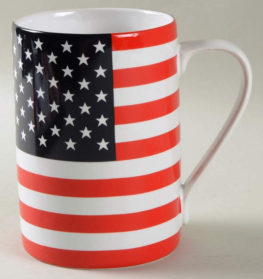 American Flag Mug by 222 Fifth (PTS)-1