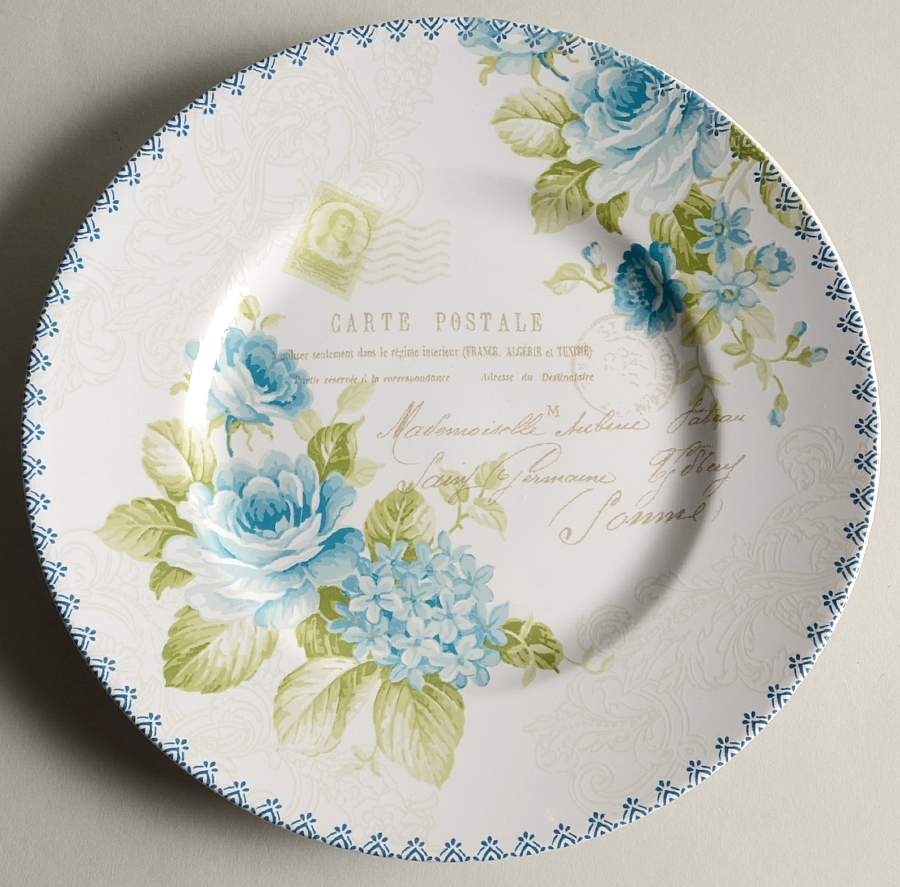Bijou Rose Salad Plate by 222 Fifth (PTS)-1