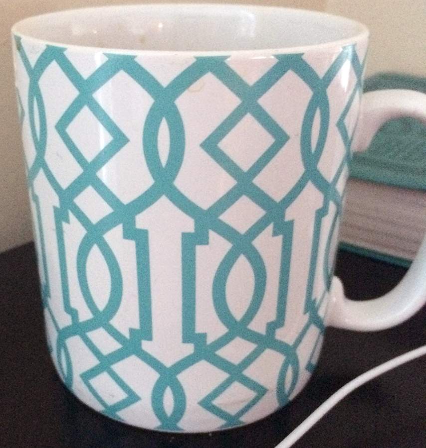 Lucca Turquoise Mug by 222 Fifth (PTS)-1