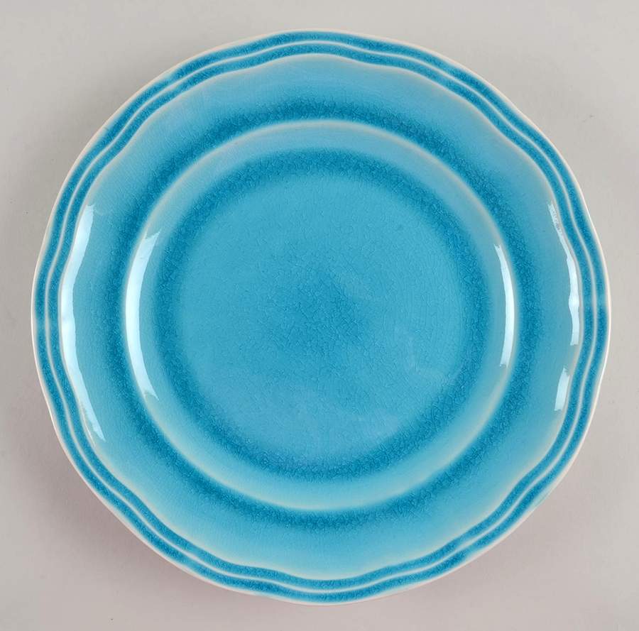 A2A11 Turquoise Dinner Plate by Artistic Accents-1